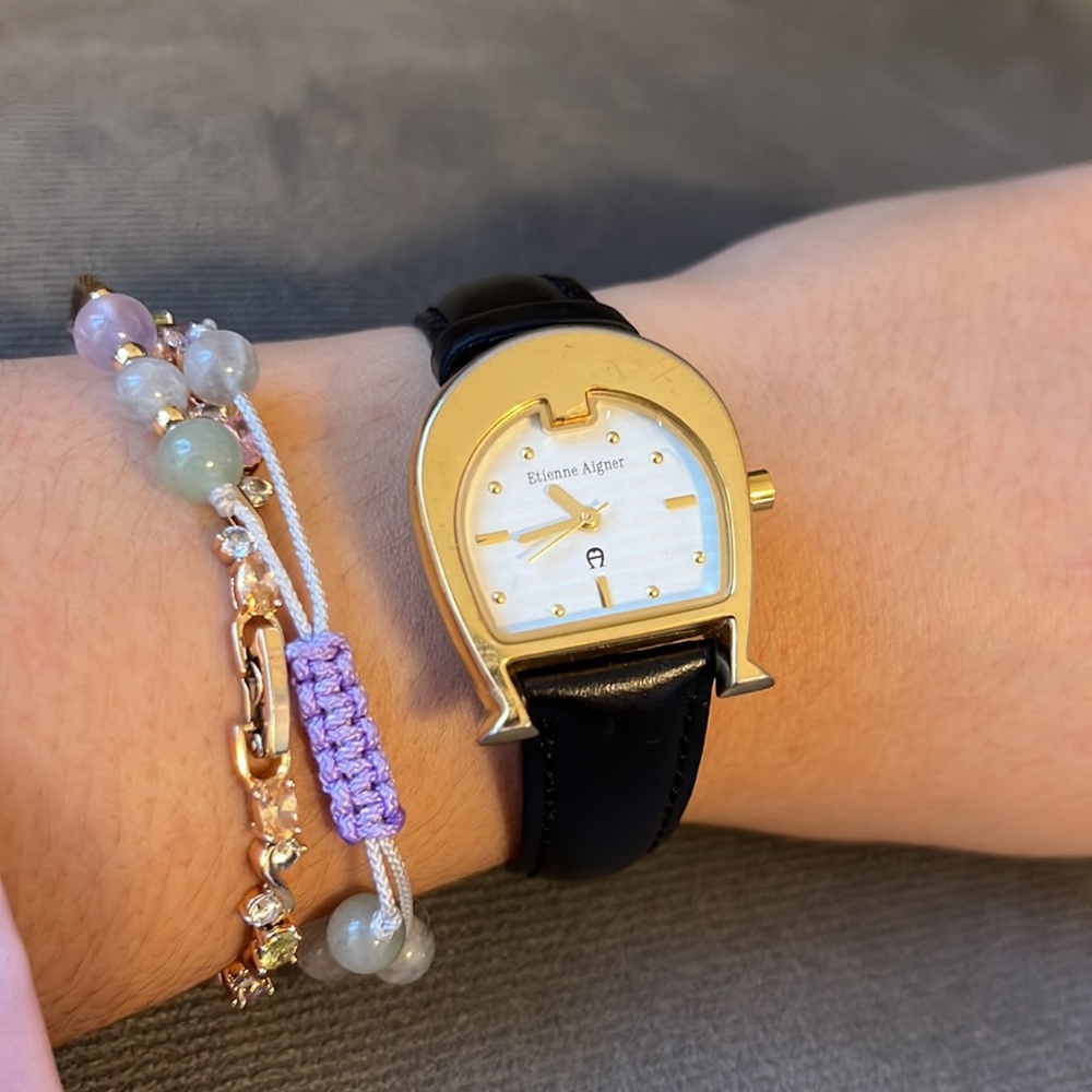 Etienne Aigner Watch Black Fancy Elegant